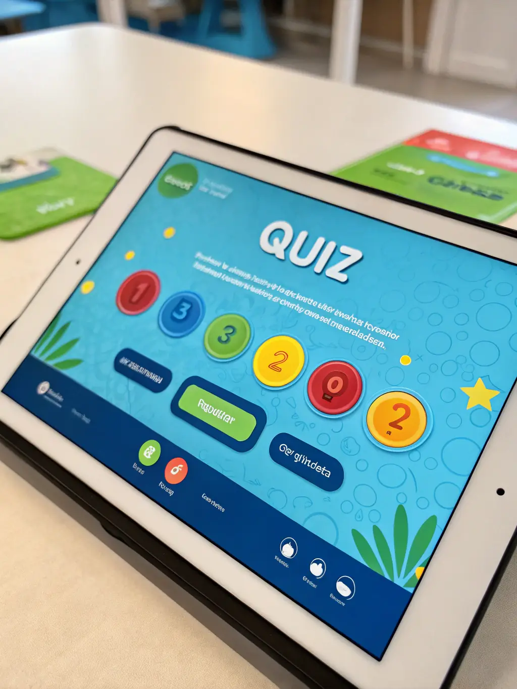 A screenshot of Valoi's interactive quiz interface, showing multiple-choice questions and immediate feedback.